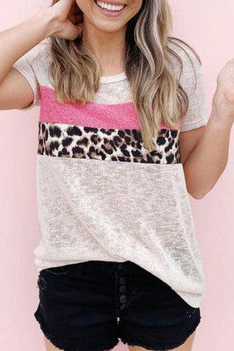 Leopard Striped tee